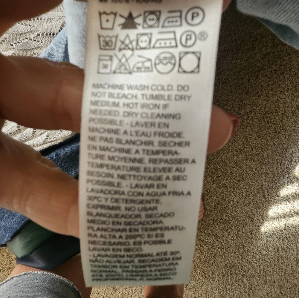 Levi's Light Blue Denim Shirt Dress - Picture 9 of 10